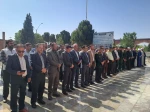 عطر افشانی قبور مطهر شهدای شهرستان به مناسبت سوم خرداد سالروز آزادسازی خرمشهر