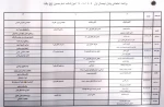 برنامه امتحانات  نیم سال اول1405-1404